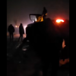 VIDEO: Microbuz cu gălăţeni şi brăileni răsturnat în drumul spre aeroport
