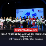 Teach for Romania anunţă finalista din Galaţi la Gala „Profesorul Anului din mediul rural” 2026