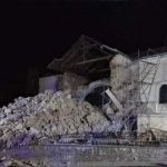 Sălaj: Biserică prăbuşită, pompierii caută victime sub dărâmături