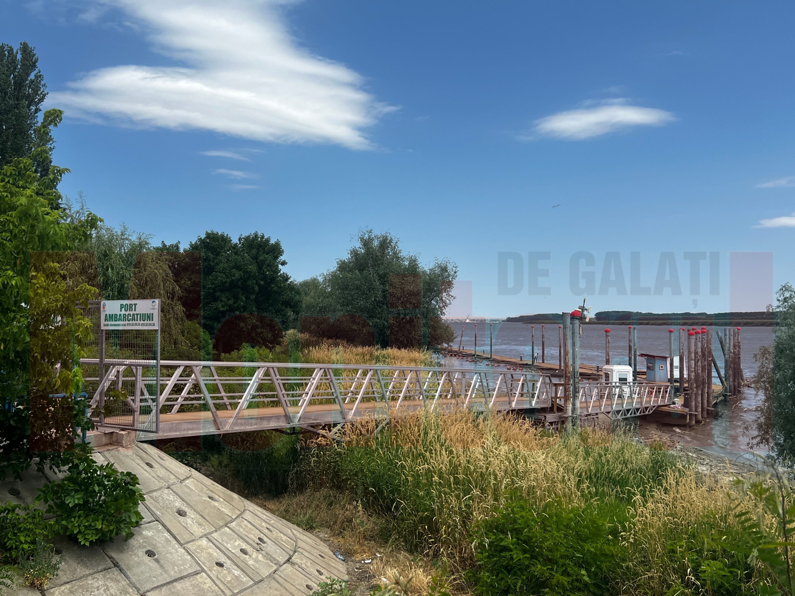 Portul de ambarcaţiuni mici de pe Faleza Dunării Galaţi, scos a treia oară la licitaţie