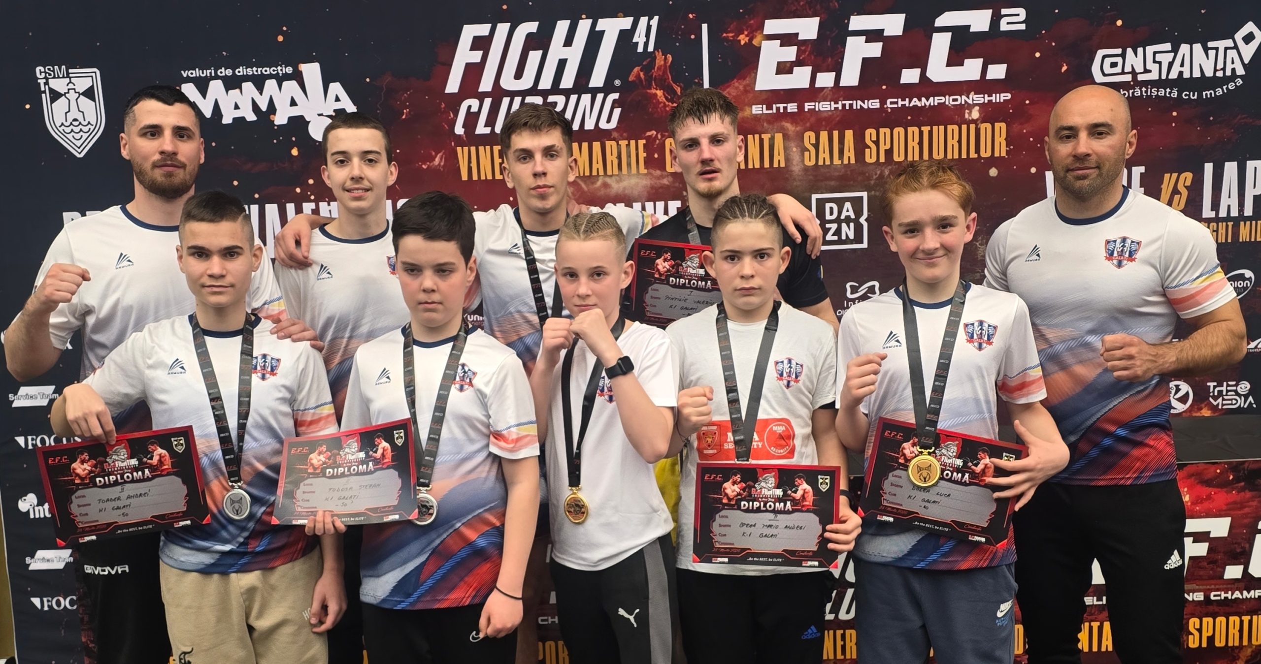 Rezultate remarcabile pentru Clubul Sportiv K1 Galaţi la Elite Fighting Championship