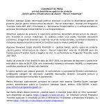COMUNICAT DE PRESĂ privind deschiderea apelului de proiecte „Sprijin pentru infrastructura de afaceri – Parcuri industriale”