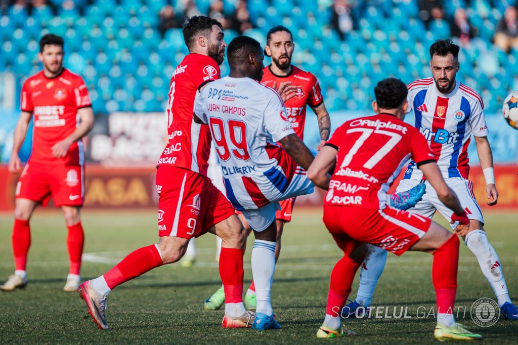 Superliga: Oţelul Galaţi a pierdut ultimul meci cu Hermannstadt şi va avea viaţă grea în play-out