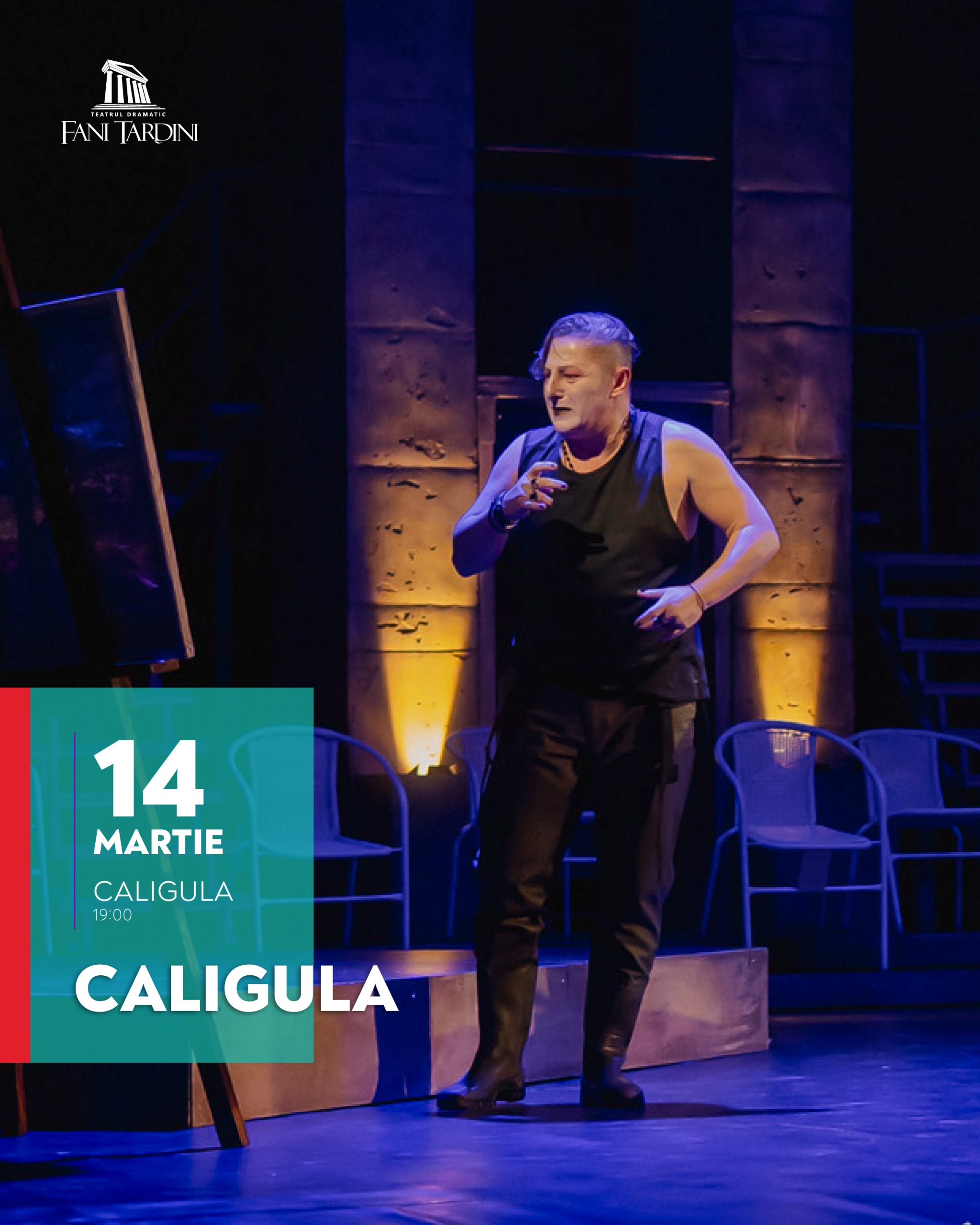 „Pescăruşul” şi „Caligula”, în weekend la Teatrul Dramatic „Fani Tardini” Galaţi