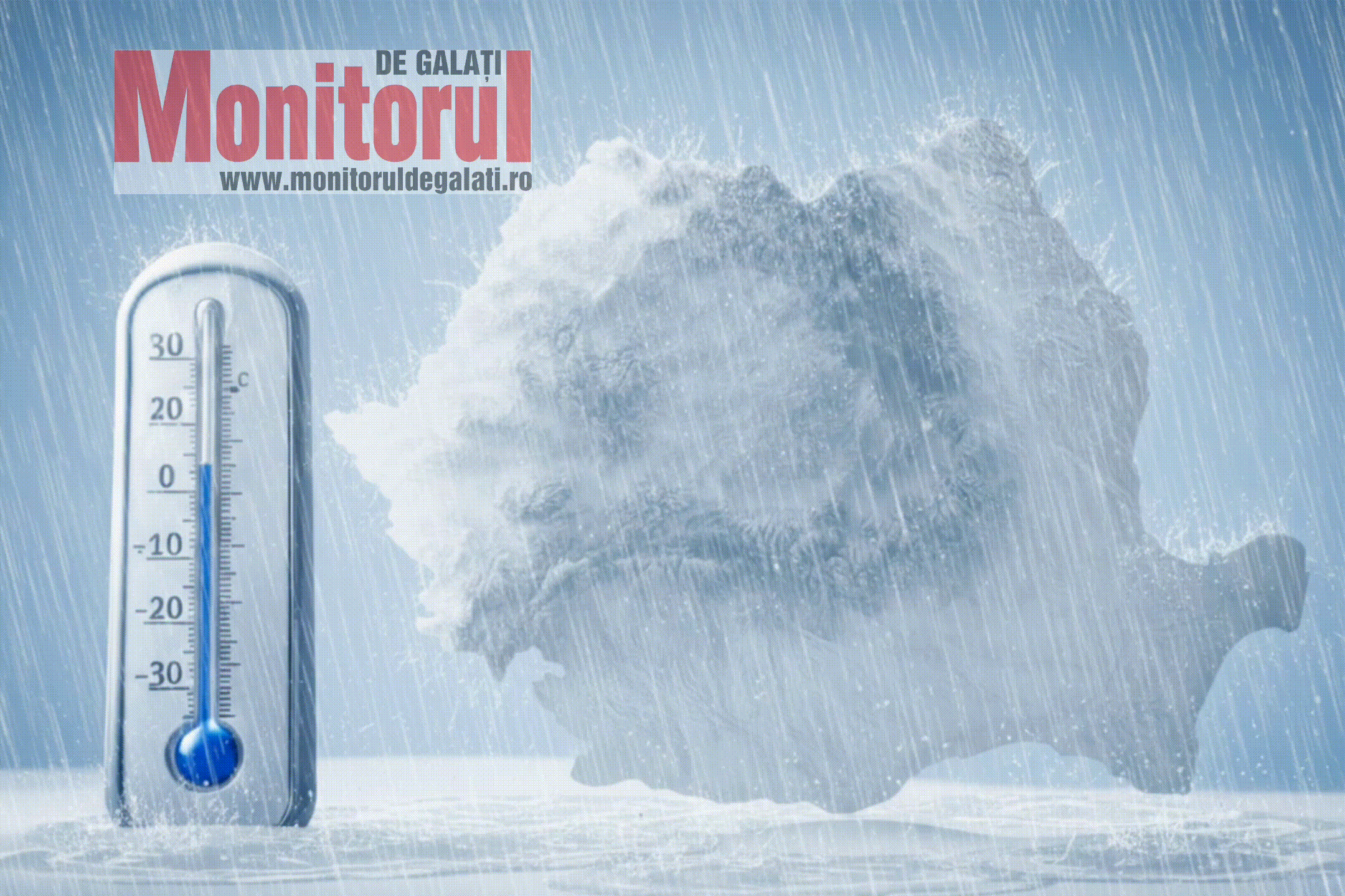 Informare meteo: De joi, vânt, ploi şi ninsori