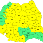 De marţi, se strică vremea! Judeţul Galaţi intră sub cod galben