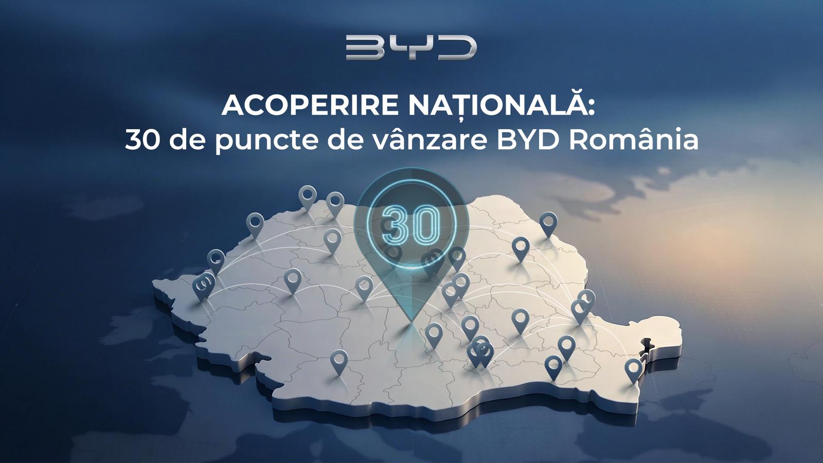 BYD ajunge mai aproape de şoferii din Galaţi: centru complet de vânzări şi service deschis în Galaţi