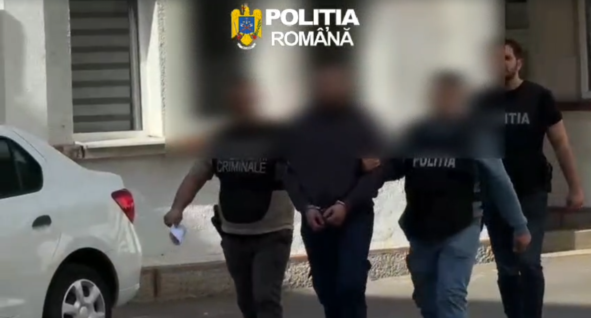 VIDEO: Un ucrainean şi un gălăţean, autorii jafului de la cazino. Au fost prinşi şi arestaţi