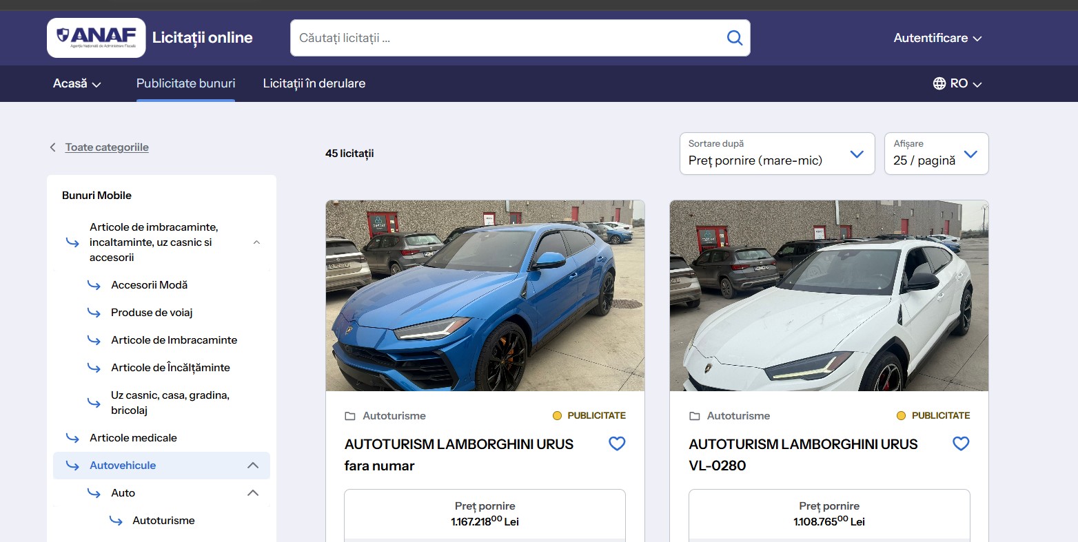 ANAF a demarat verificări interne în cazul bunurilor sechestrate care lipsesc din depozite