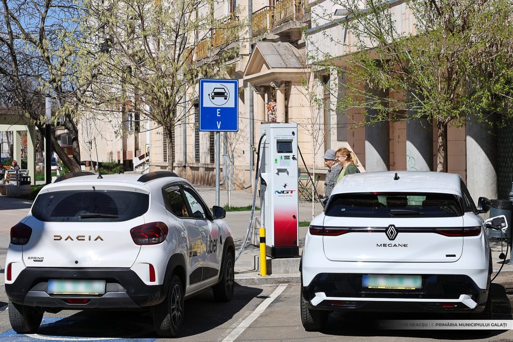 Noi staţii pentru încărcarea maşinilor electrice, la Galaţi
