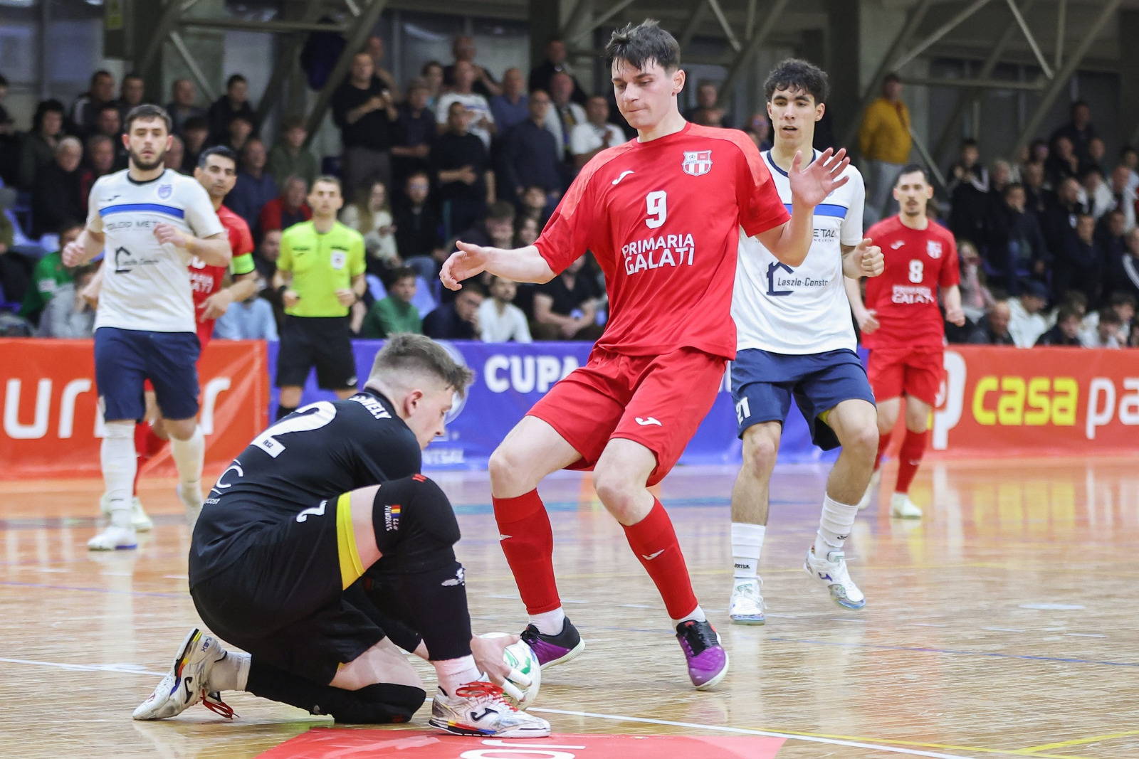 Futsal: United Galaţi a învins pe terenul lui Sepsi şi are şanse foarte mari să câştige play-off-ul