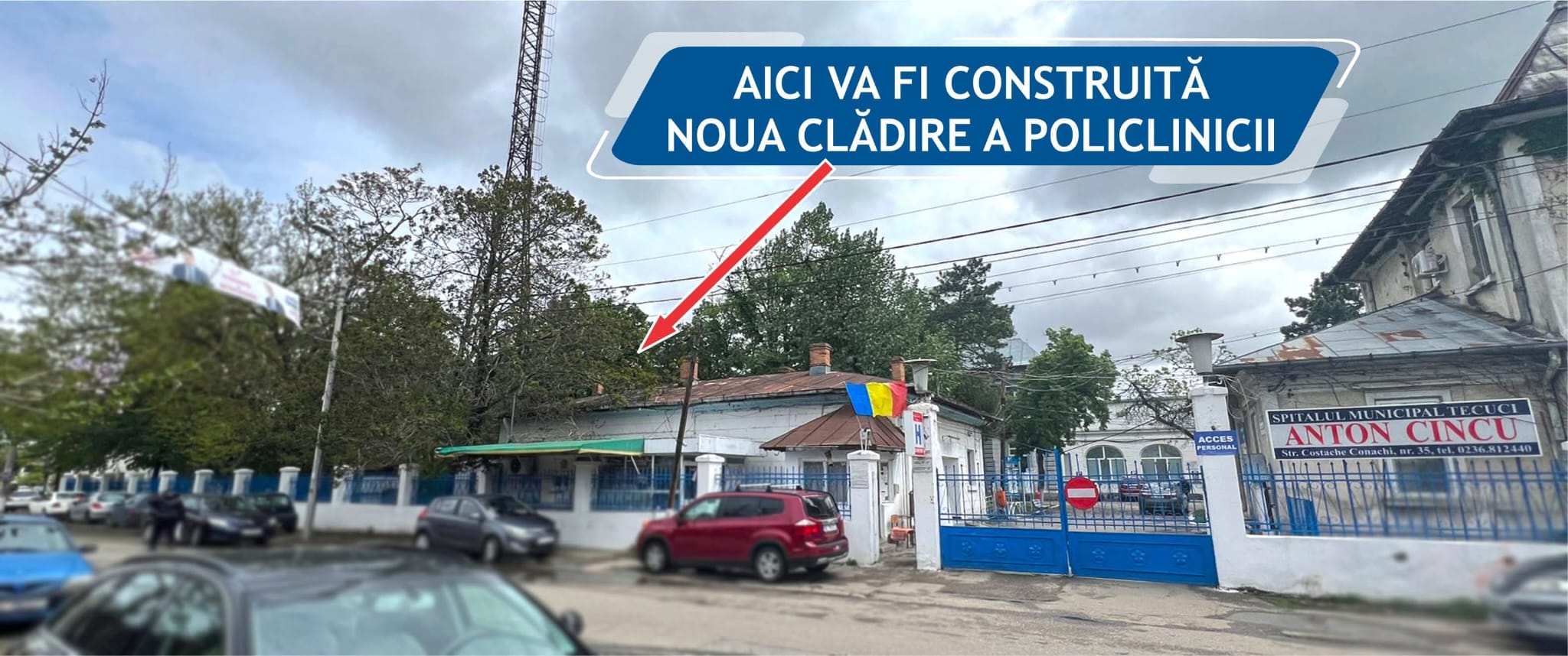 CJ Galaţi construieşte de la zero o policlinică modernă de 44 de milioane de lei în curtea Spitalului din Tecuci