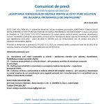 Comunicat de presă DATA 01.04.2025