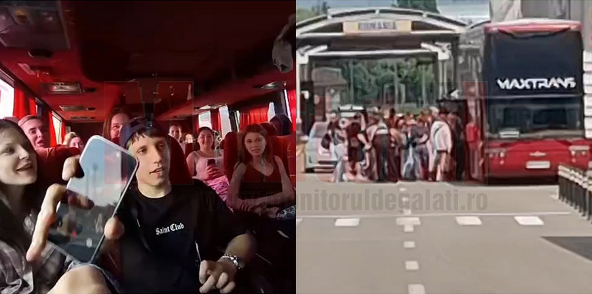 VIDEO: Aflux de tineri din Ucraina şi Republica Moldova la vama Galaţi, în drum spre concertul lui Max Korzh din Bucureşti
