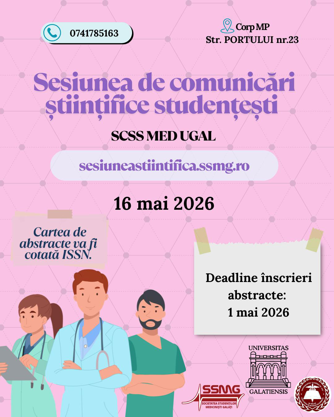 MED-UGAL 2026: Viitorii medici şi farmacişti intră în competiţia ideilor ştiinţifice