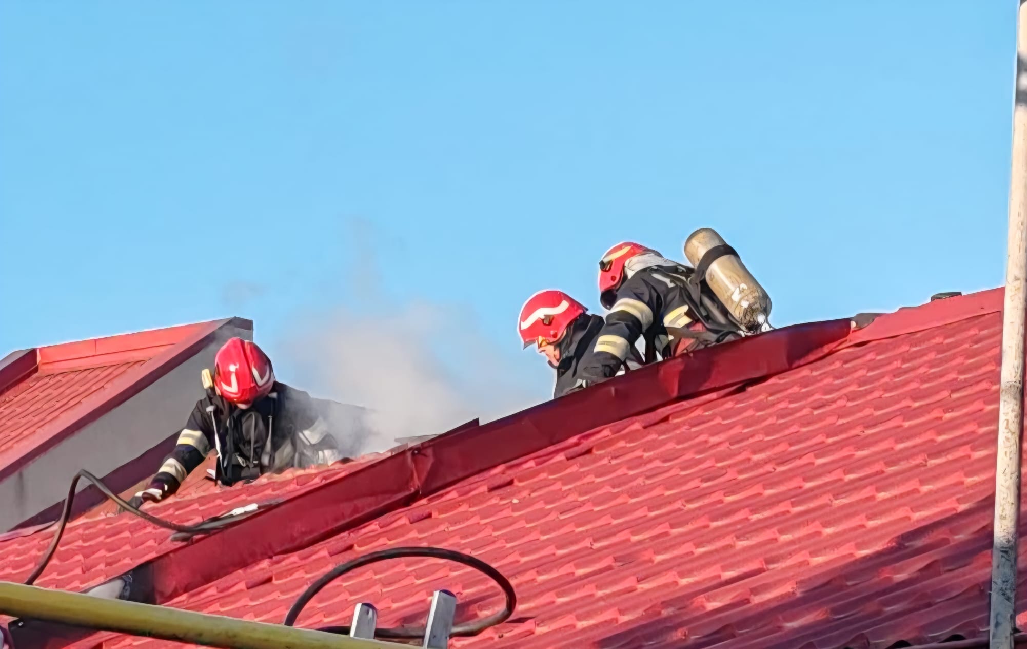 Brăila: Incendiu la o casă pe str. Theodor Aman