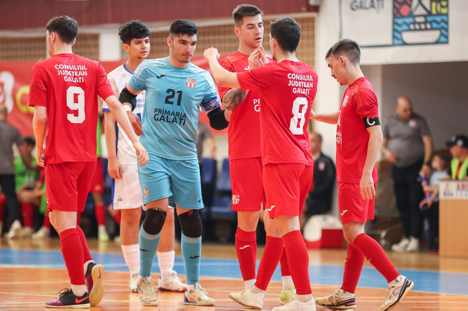 Futsal: United Galaţi a câştigat play-off-ul şi începe finala pe teren propriu