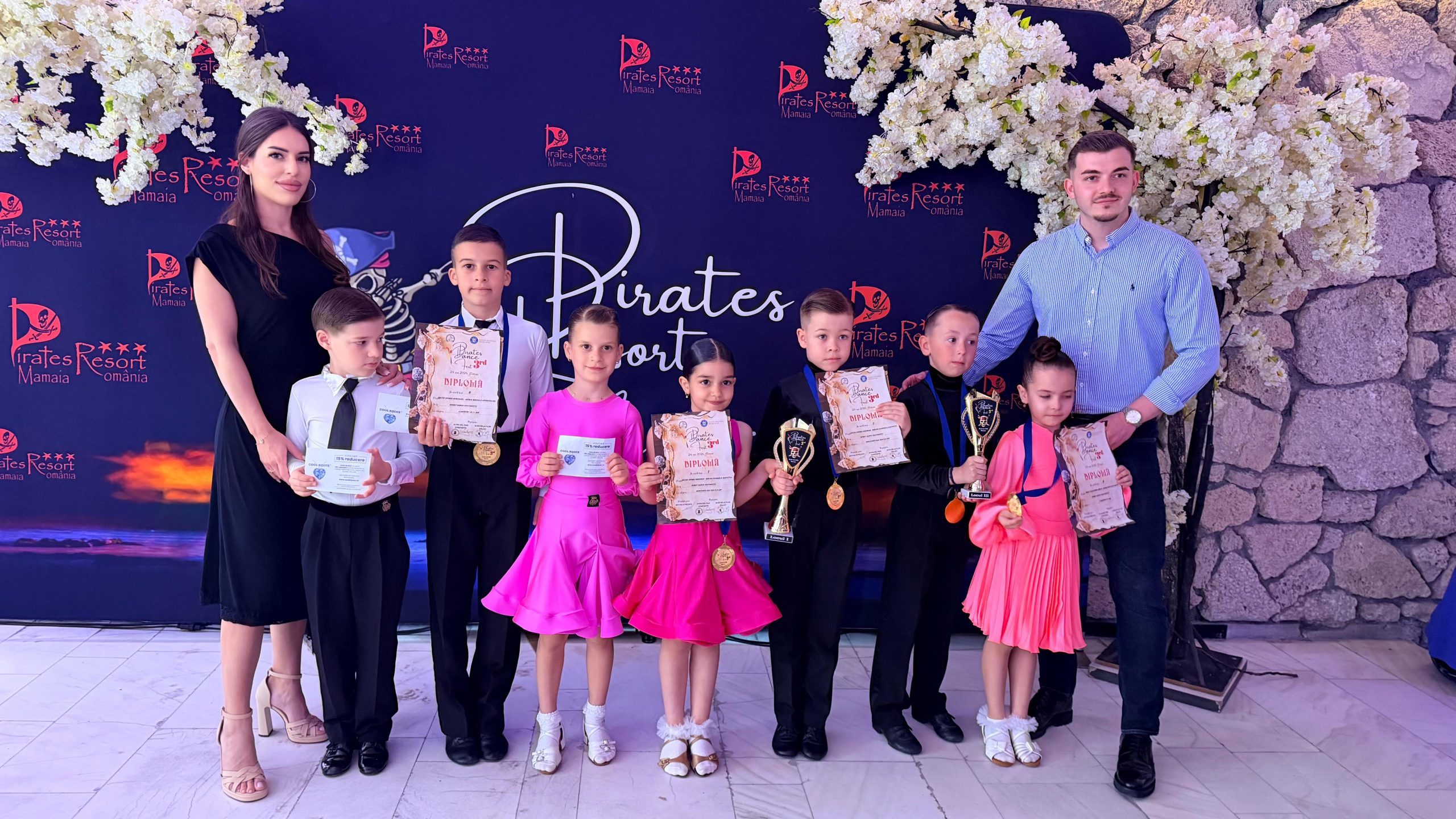 Rezultate excepţionale pentru tinerii dansatori de la clubul Jolie Dance Galaţi la „Pirates Dance Fest”