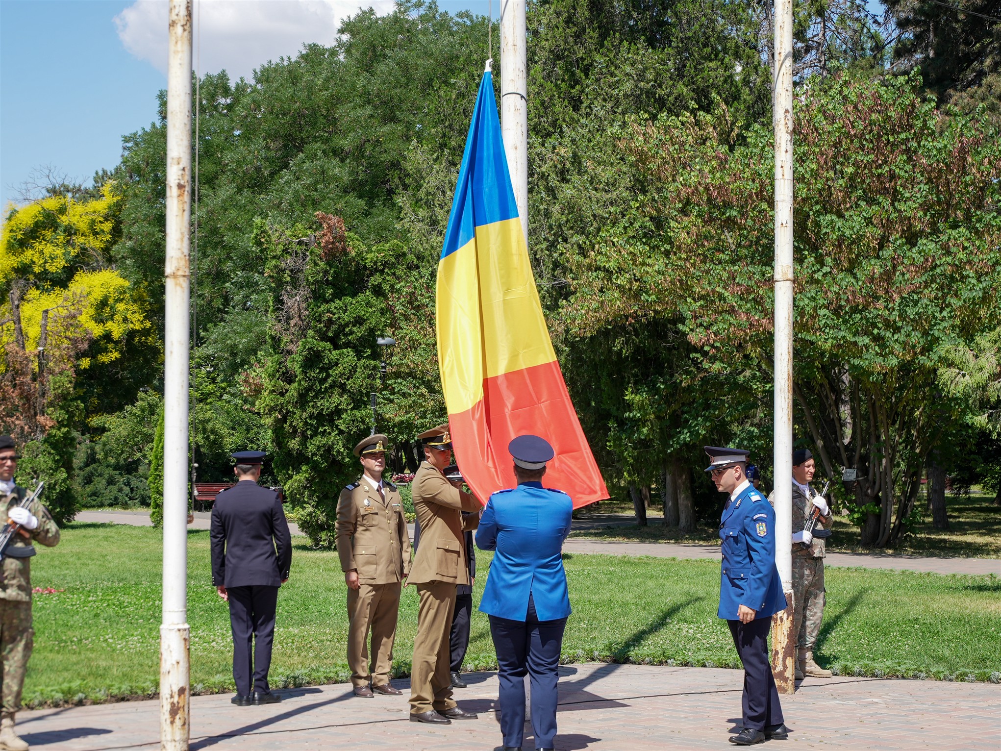 FOTO: Ziua Drapelului Naţional, la Galaţi