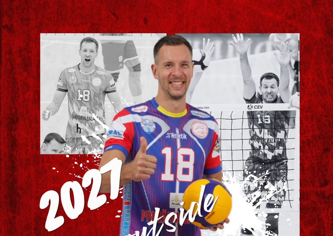 Volei masculin: Ucraineanul Ian Iereschenko va îmbrăca tricoul CSM Arcada Galaţi şi în sezonul 2026-2027