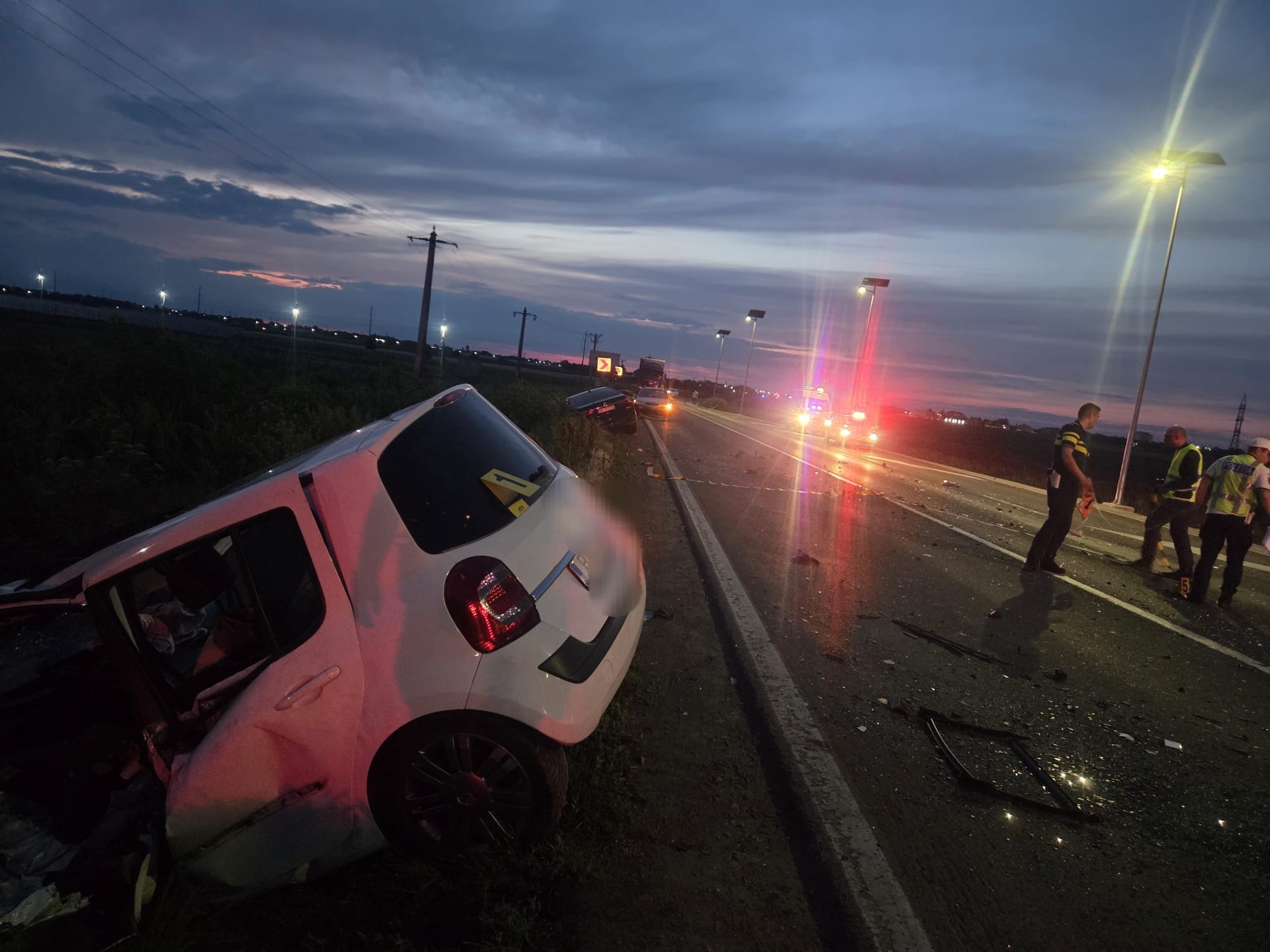 FOTO: Accident mortal pe Şoseaua de Centură din Brăila. Traficul este complet blocat - UPDATE