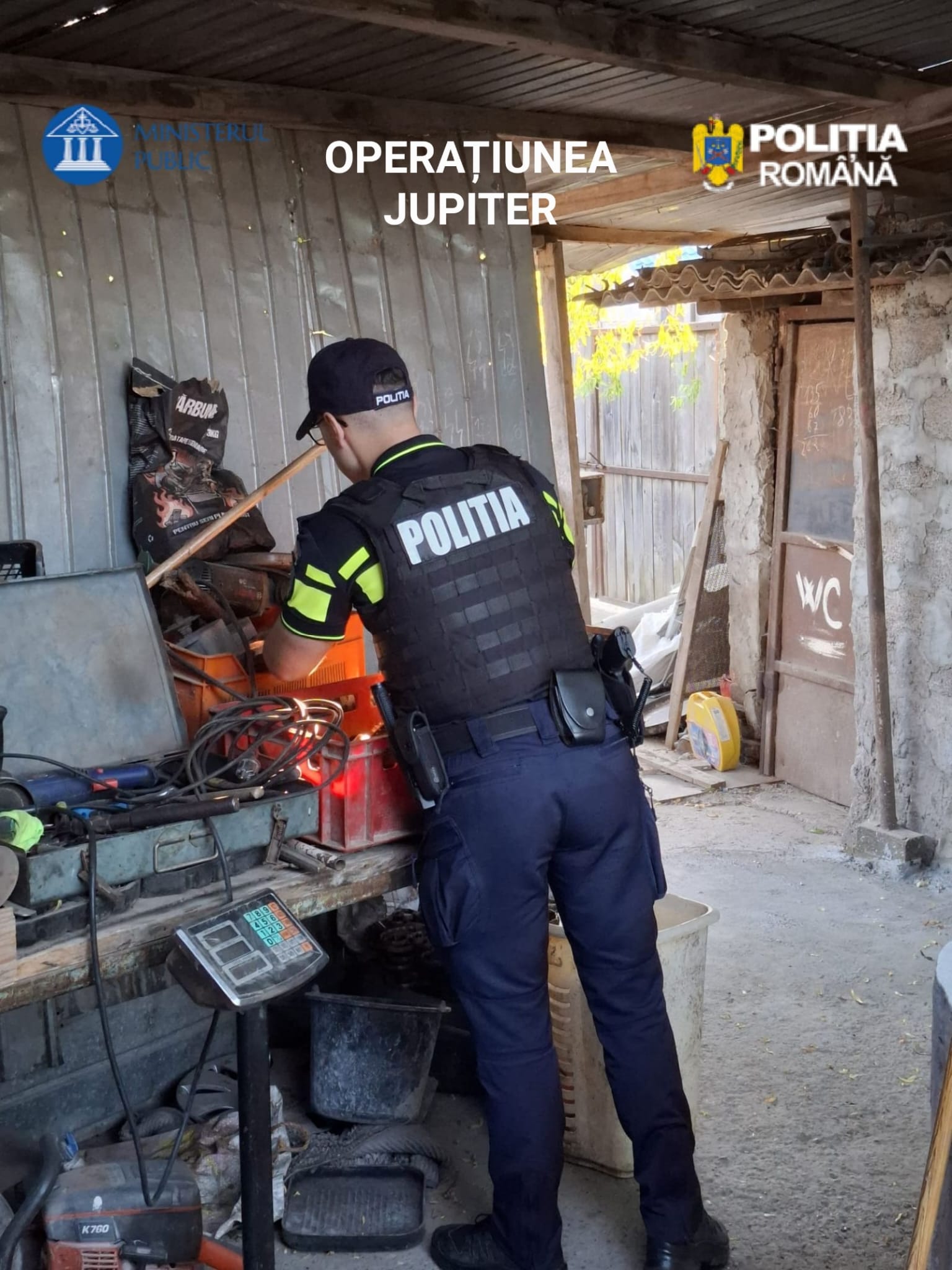 Operaţiunea „JUPITER” în Galaţi şi Brăila: Percheziţii de amploare după un furt de 160.000 de lei de la macaralele din port