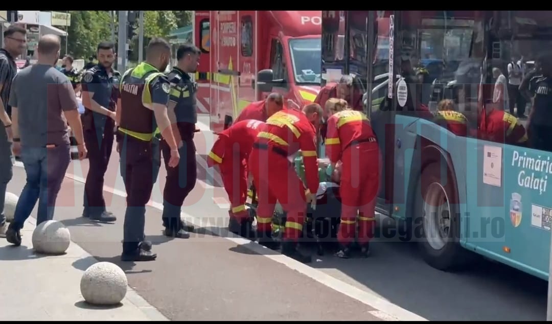 Bătaie şi leşin în autobuz la Galaţi