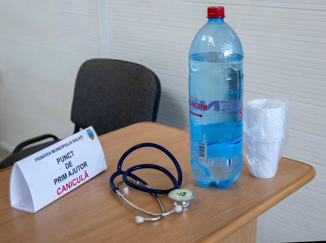 Caniculă: Opt centre de prim-ajutor în Galaţi