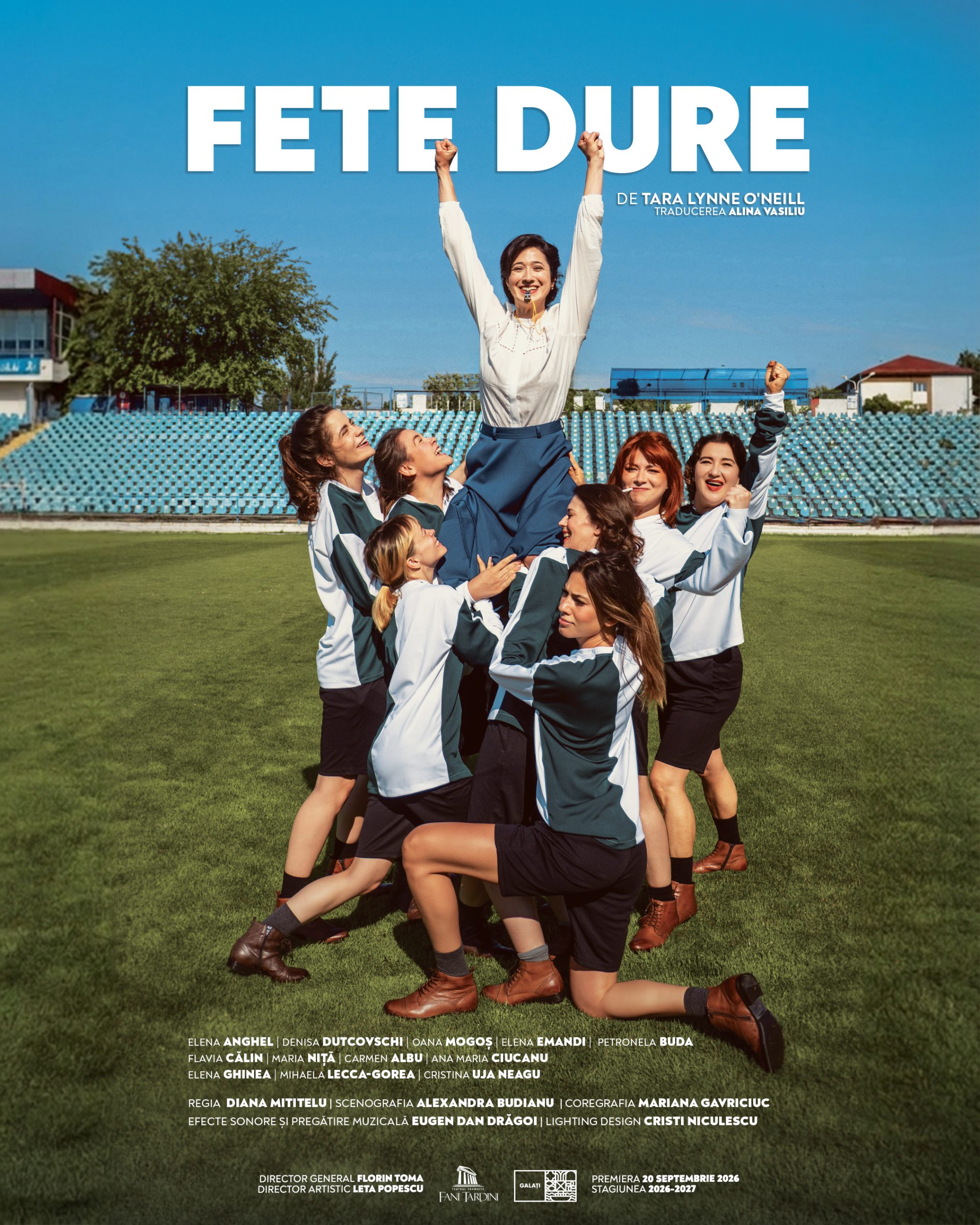 Avanpremieră la Teatrul Dramatic „Fani Tardini”: „Fete dure”, inspirat de povestea primei echipe feminine de fotbal din Belfast