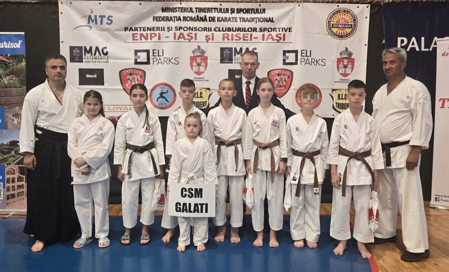 Micii karateka de la CSM Galaţi s-au remarcat la Iaşi la Naţionale