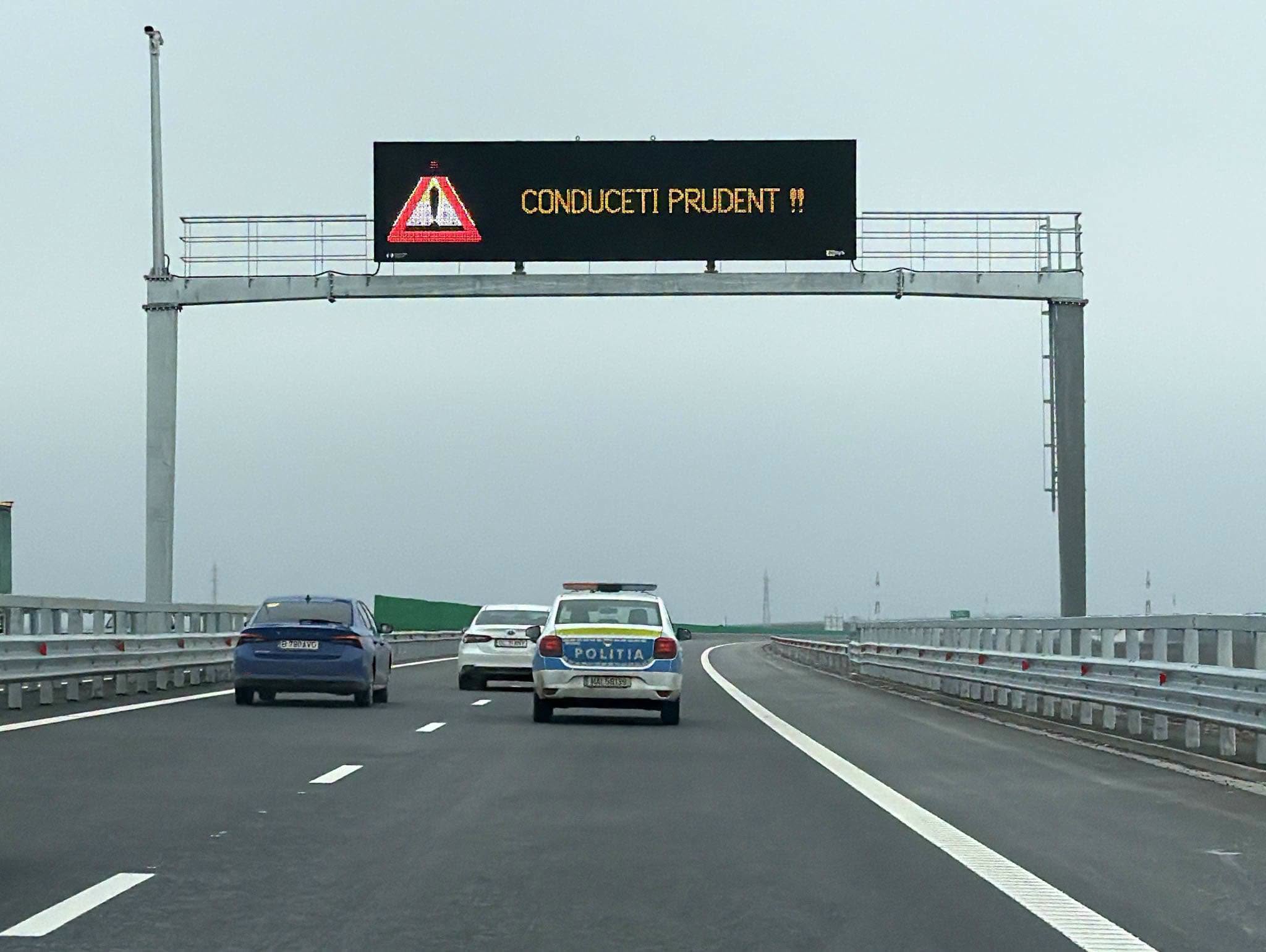 Restricţii de circulaţie pe Autostrada Moldovei (A7)