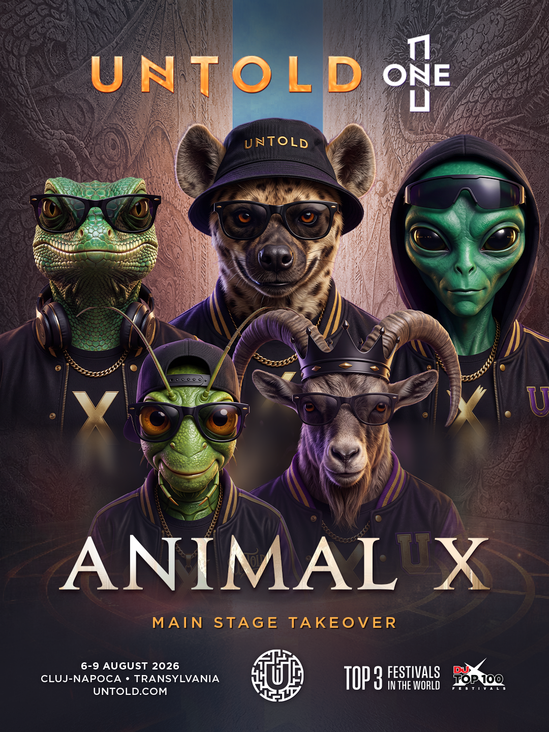 Animal X revine în formula originală şi urcă pe scena principală UNTOLD 2026