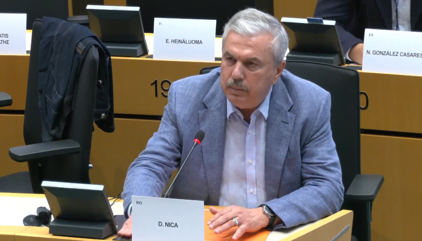 VIDEO: Dan Nica cere Comisiei Europene măsuri pentru reducerea preţului energiei şi protejarea industriei