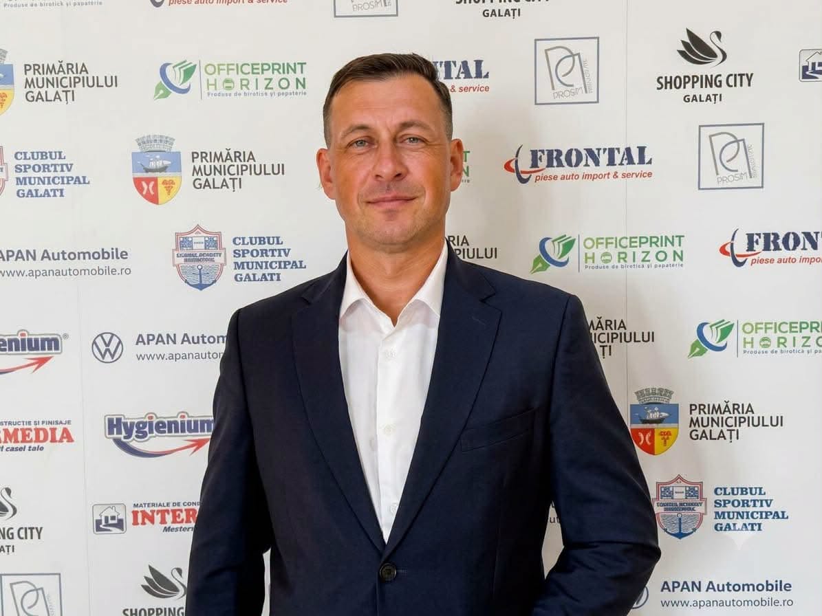Dragoş George Axente, noul director al Clubului Sportiv Municipal Galaţi