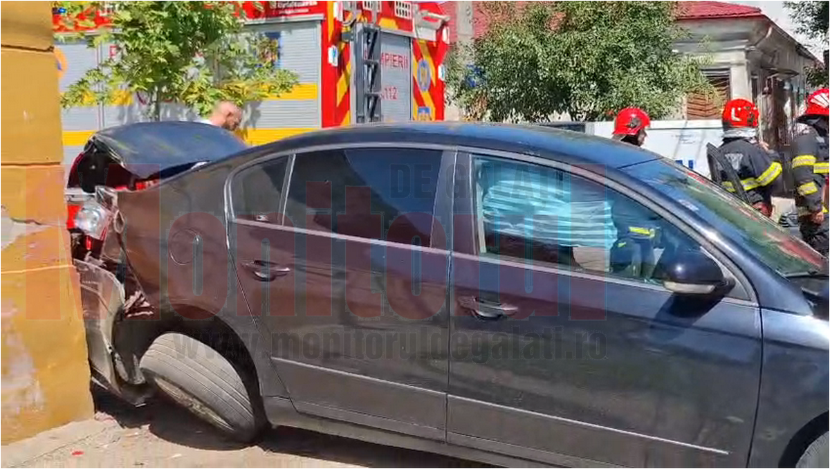 VIDEO: Accident cu patru victime pe str. Movilei din Galaţi