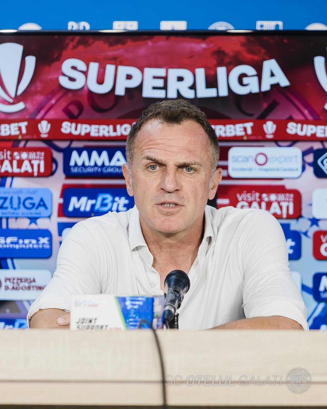 Stjepan Tomas, antrenor Oţelul Galaţi: „Am mai avut ocazii să închidem meciul, dar sunt mulţumit de rezultat”