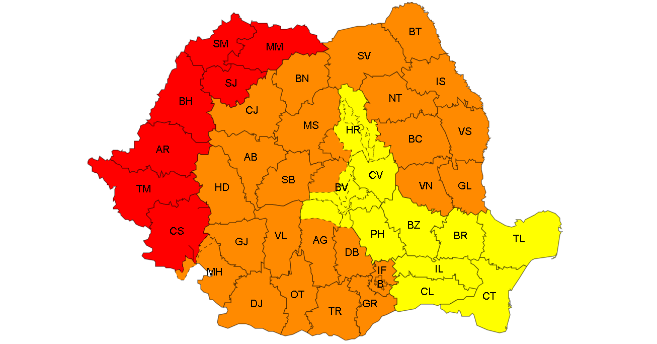 Caniculă extremă în Galați: Județul intră sub alertă Cod portocaliu de temperaturi sufocante și disconfort termic accentuat