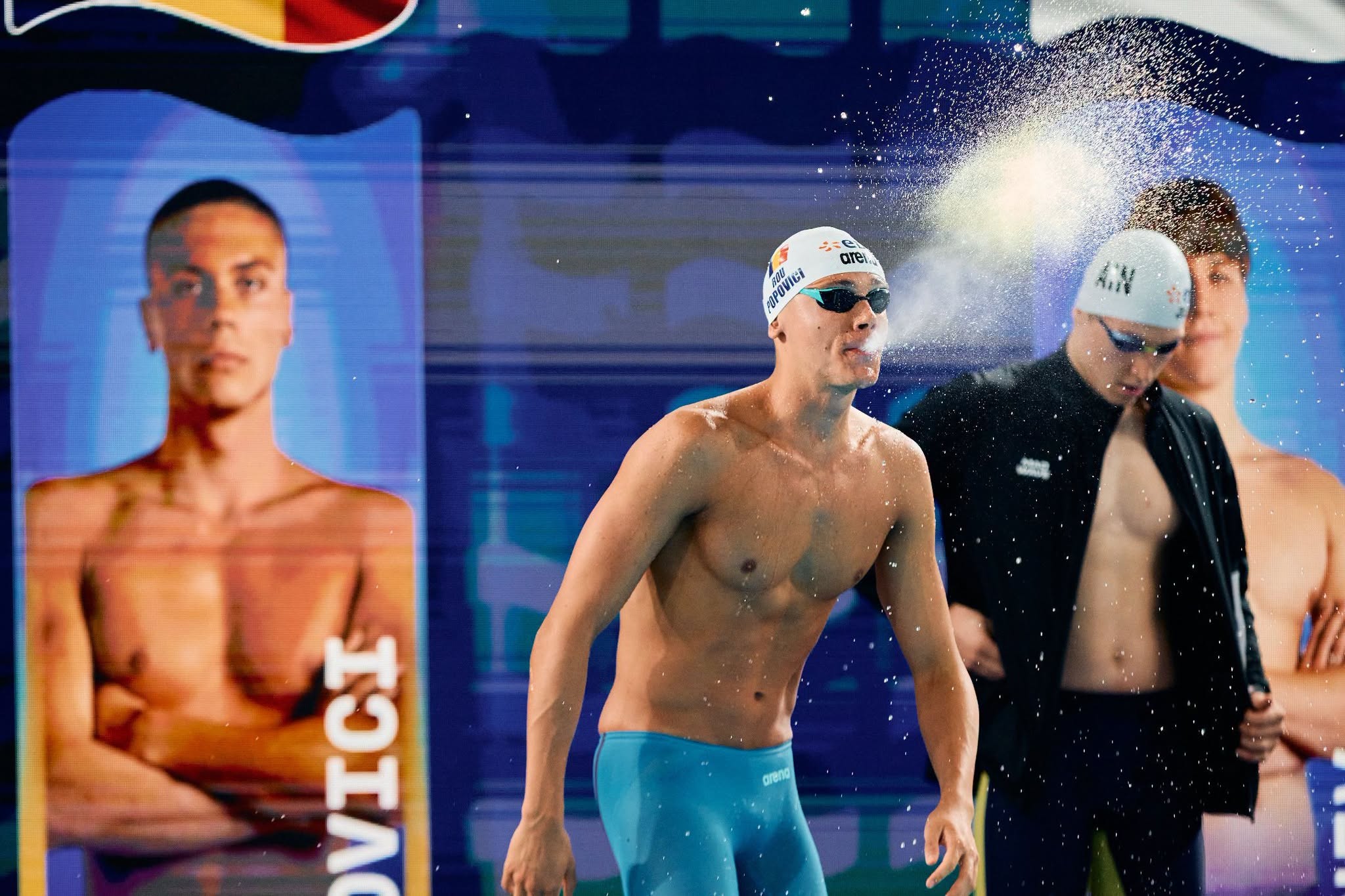 David Popovici, calificat în semifinalele probei de 200 m liber! Românul a obținut al patrulea timp din serii