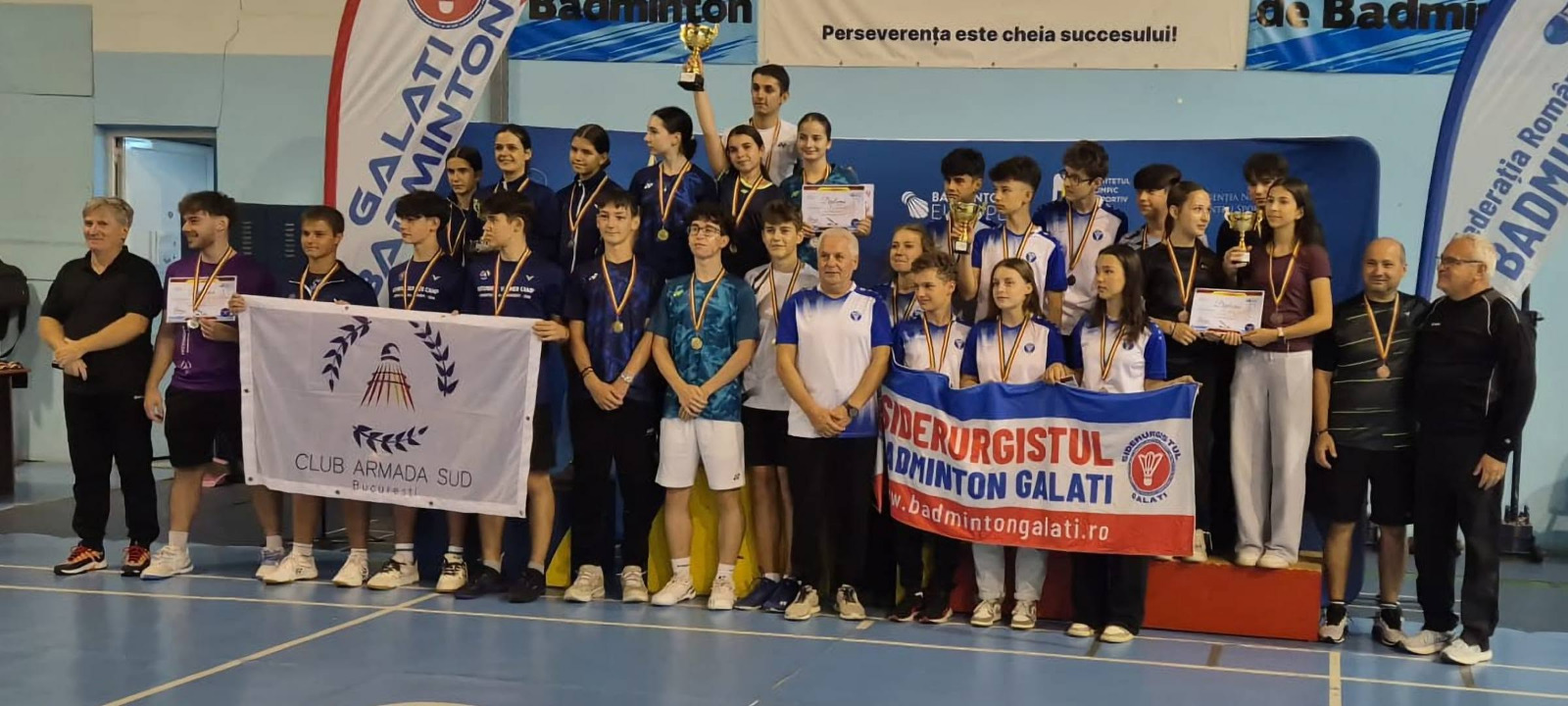 Spectacol la sala Siderurgistul: Trei medalii de bronz pentru Siderurgistul și Agero la Naționalele de badminton