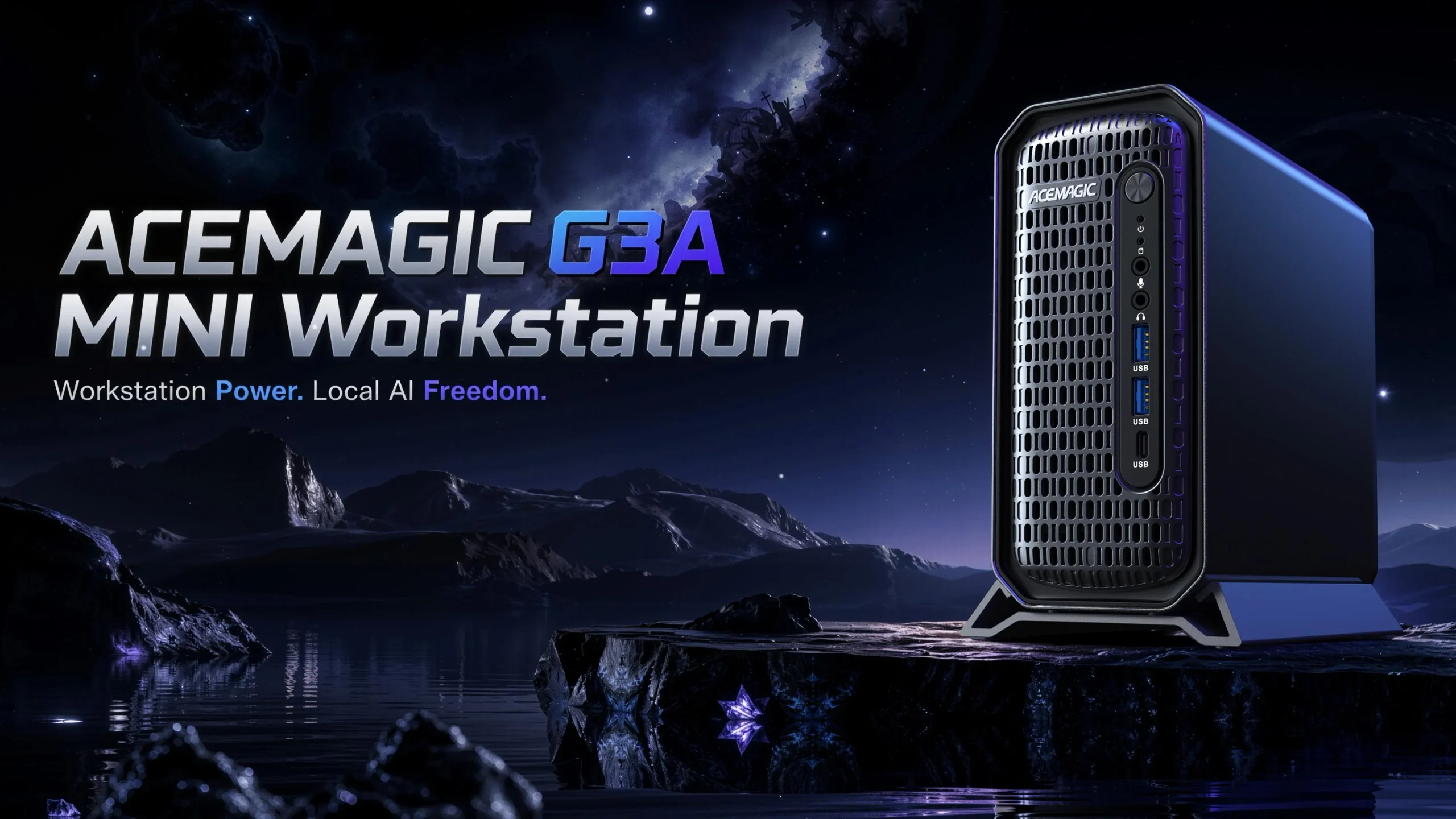 Acemagic G3A: mini PC-ul de 3,5 litri care ascunde un Core i9, RTX profesional şi până la 96 GB RAM