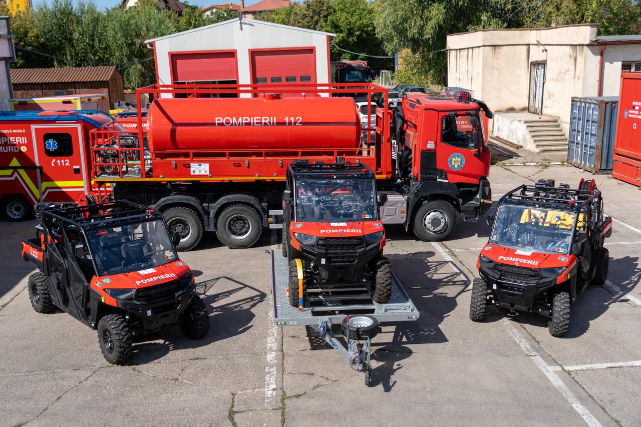 Investiție masivă pentru pompieri: Tehnică specială 4x4 și o cisternă uriașă pentru intervenții în Delta Dunării și zonele greu accesibile