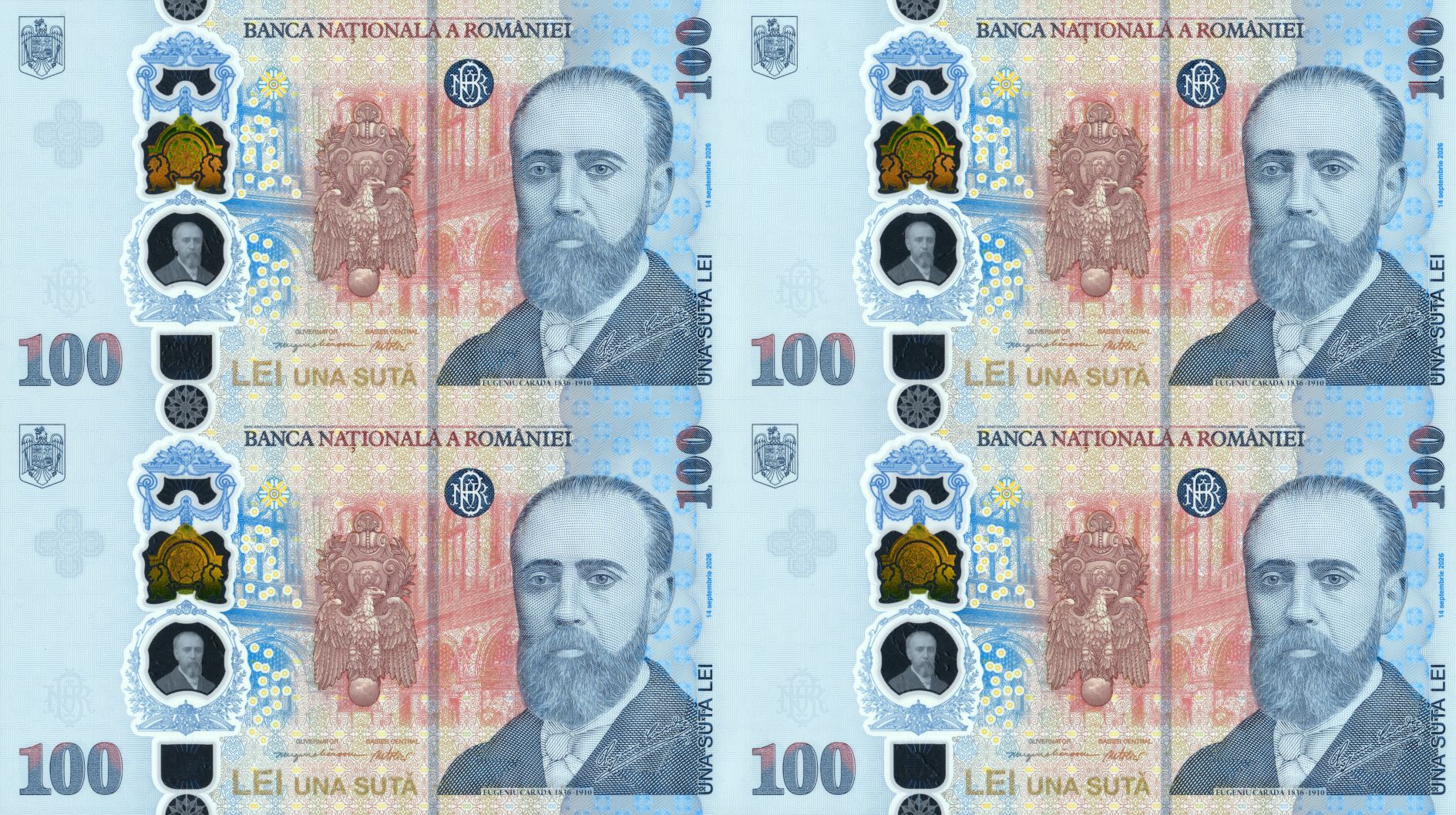 BNR lansează o nouă bancnotă de 100 de lei cu putere circulatorie: Cum arată şi cât costă ediţia aniversară de colecţie