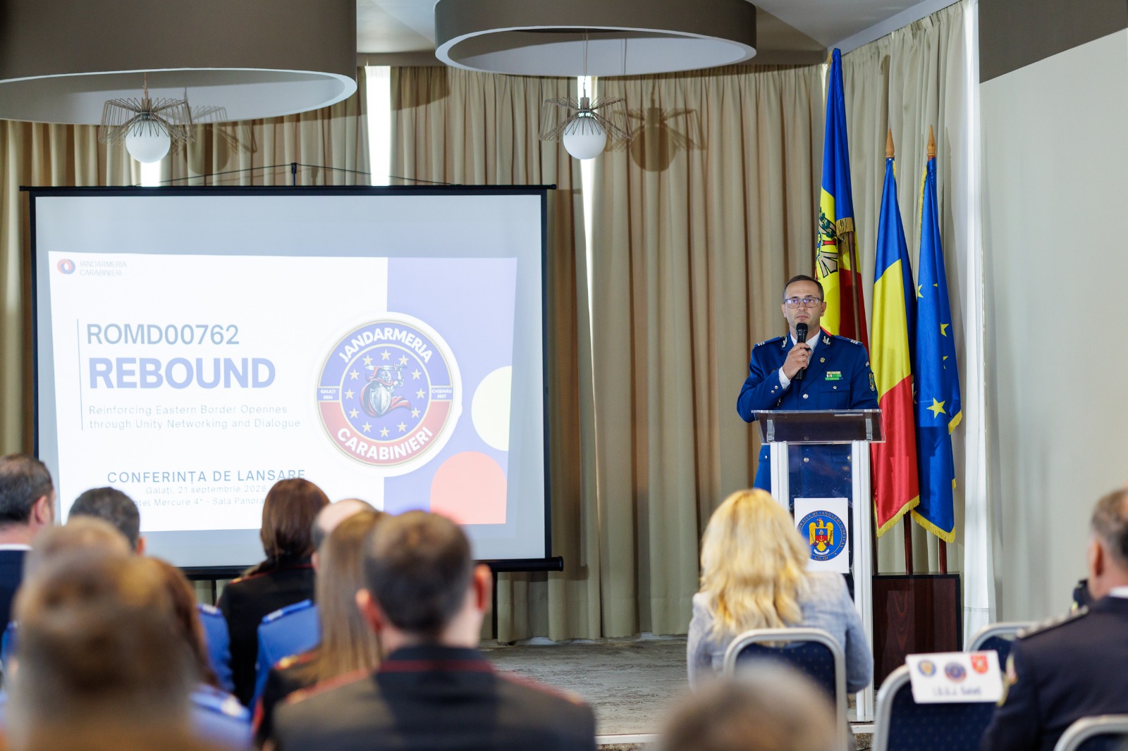 Jandarmeria Galaţi şi Carabinierii din Republica Moldova îşi consolidează cooperarea la frontiera de est cu încă un proiect european comun
