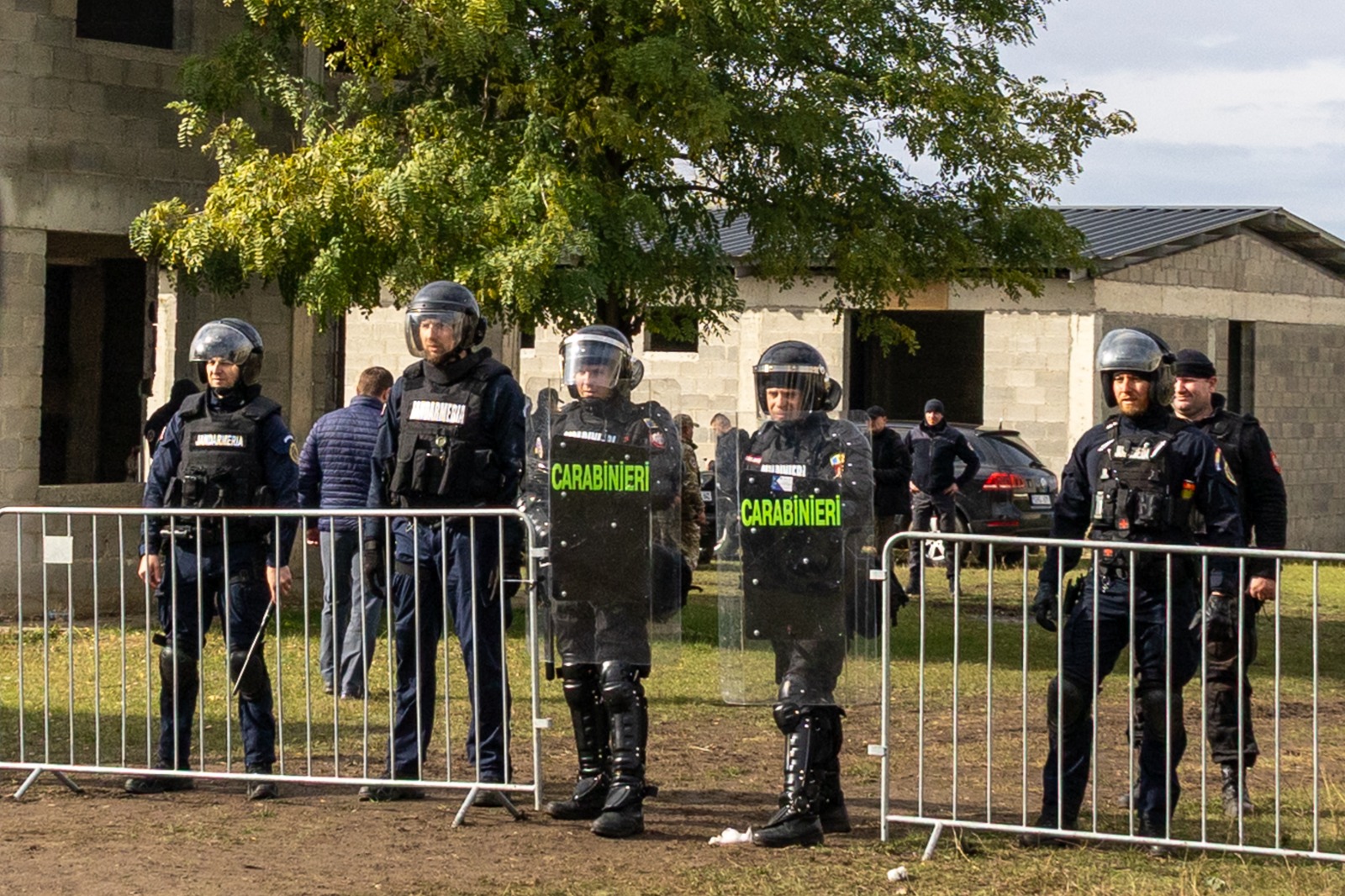 Jandarmii gălăţeni, exerciţiu comun cu forţele de securitate din Republica Moldova pentru siguranţa evenimentelor publice
