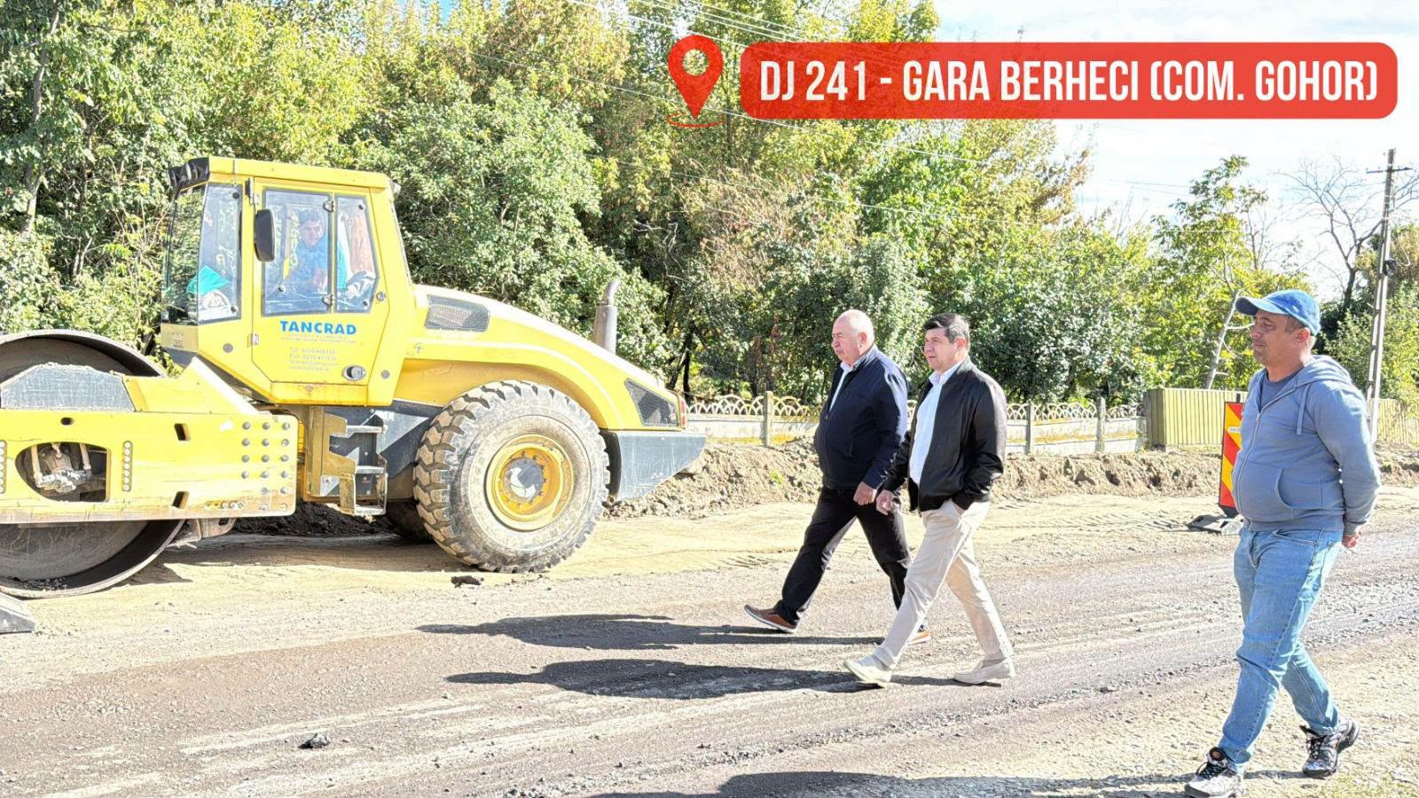 Asfalt de la zero și treceri de pietoni cu LED între Berheci și Brăhășești: Investiție uriașă de 111 milioane de lei în județul Galați