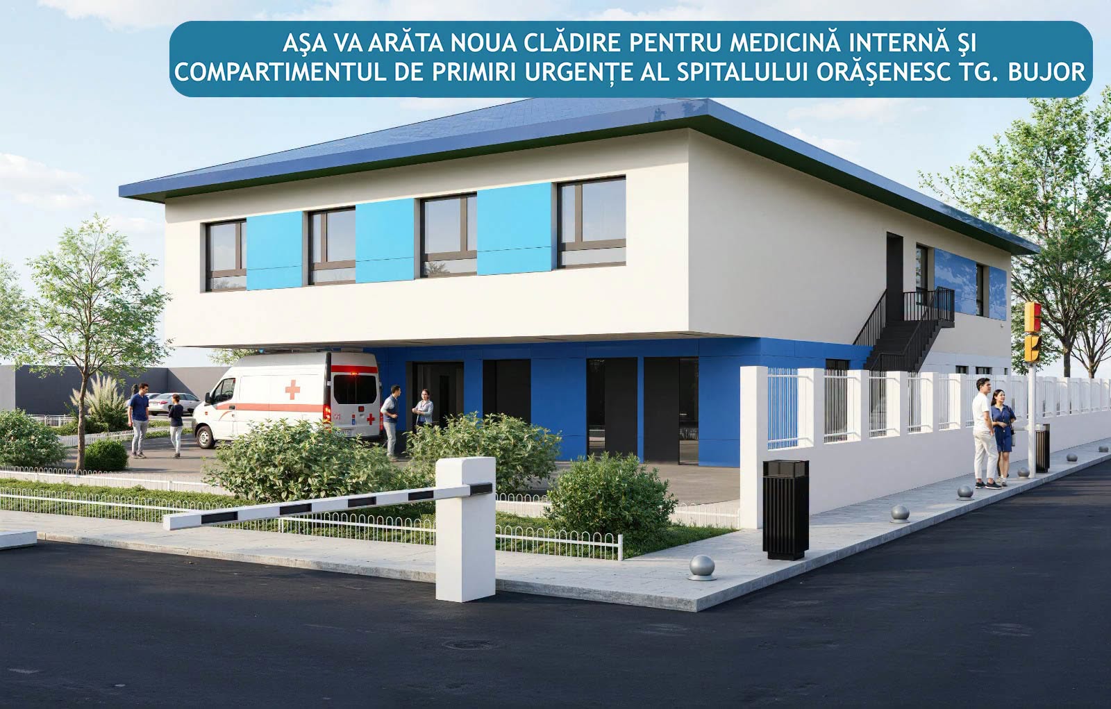 De la o clădire veche de 70 de ani, la spital modern pentru 60.000 de oameni: Corp nou pentru Urgențe și Medicină Internă la Târgu Bujor 