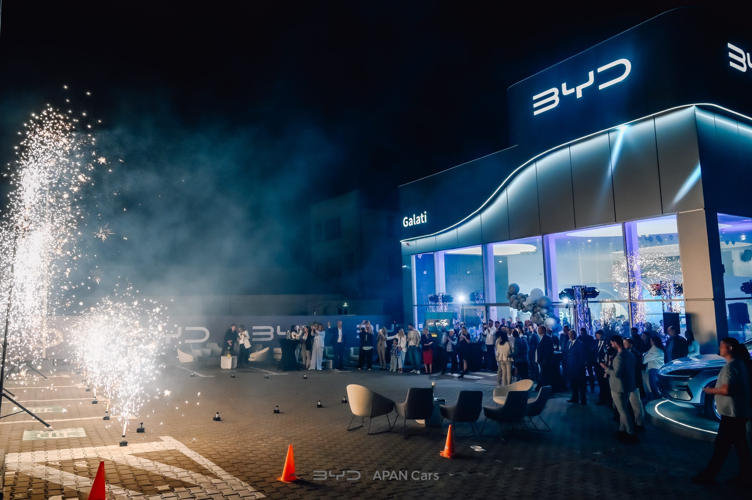 BYD a deschis showroom la Galaţi. Este singurul din România realizat integral la standardele internaţionale CI