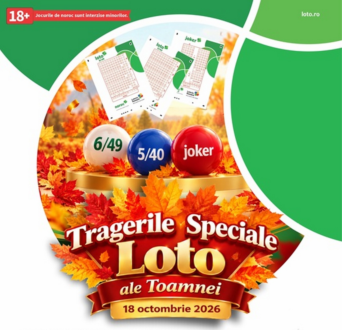 Lovitură uriașă la Loto! S-a câștigat premiul cel mare la Noroc. Loteria Română anunță Tragerile Speciale ale Toamnei și reporturi record