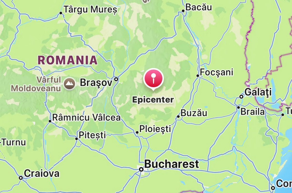 Cutremur semnificativ resimțit puternic în Galați: Seism de 4,8 grade în zona Gura Teghii