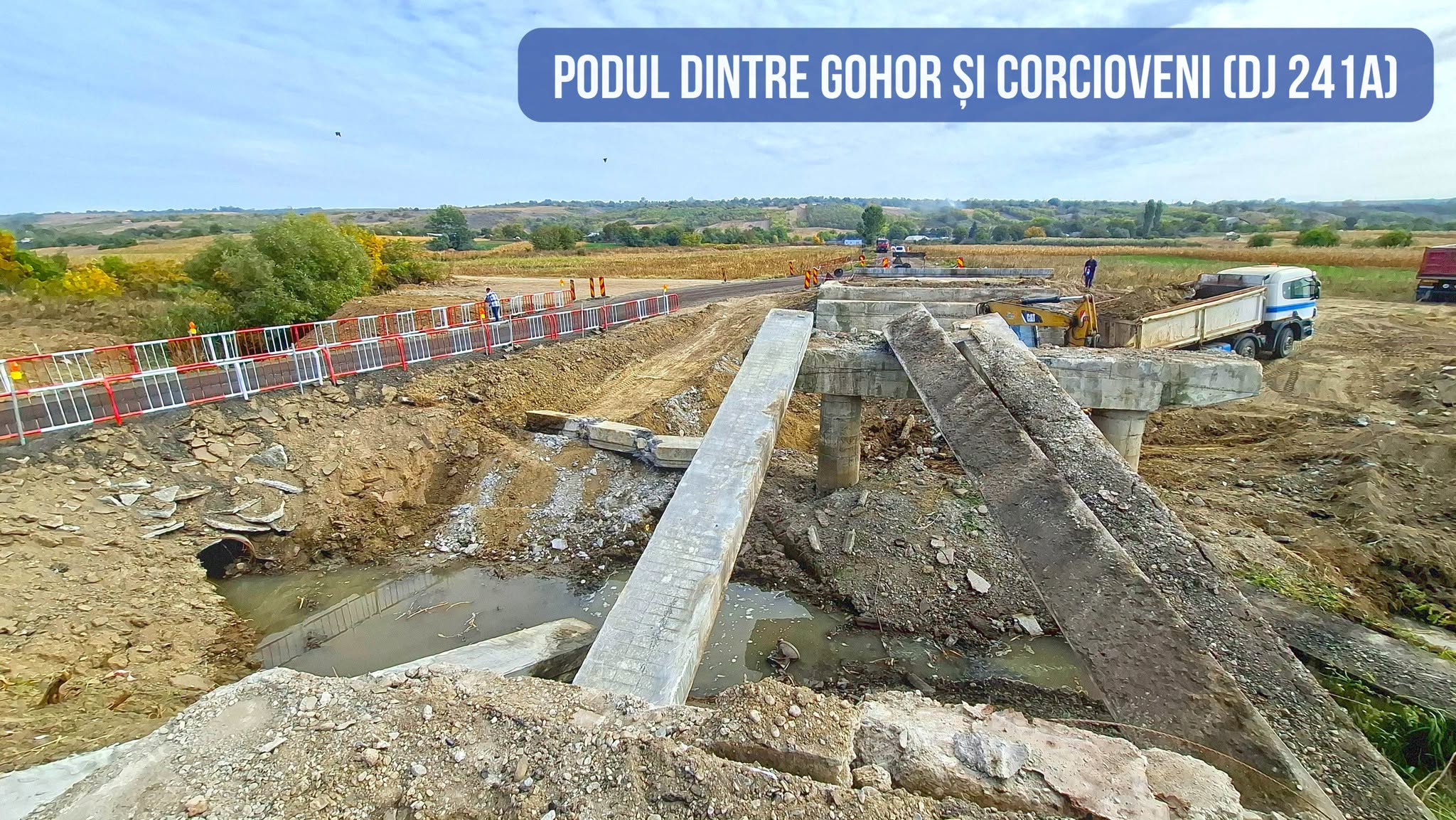 Modernizare majoră în județul Galați: Podul dintre Gohor și Corcioveni va fi refăcut complet din temelii